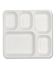 5 compartment tray
