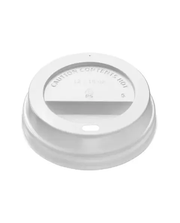 Plastic 80 mm Sipper LID White